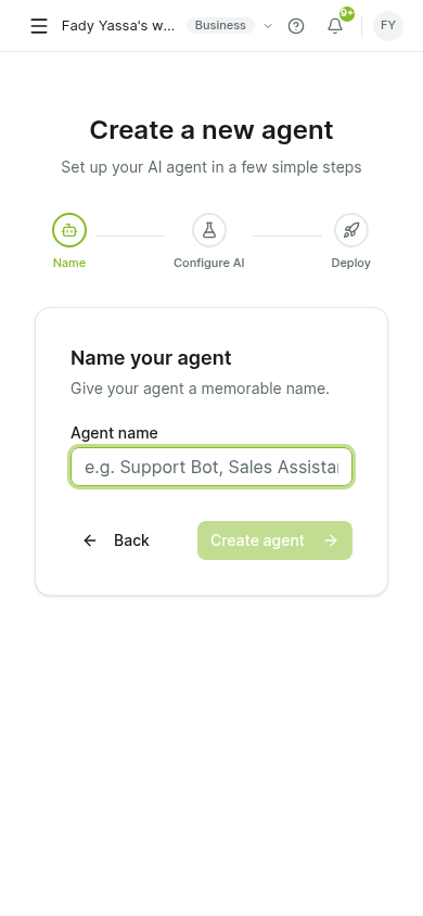 Solveo AI Agent Builder