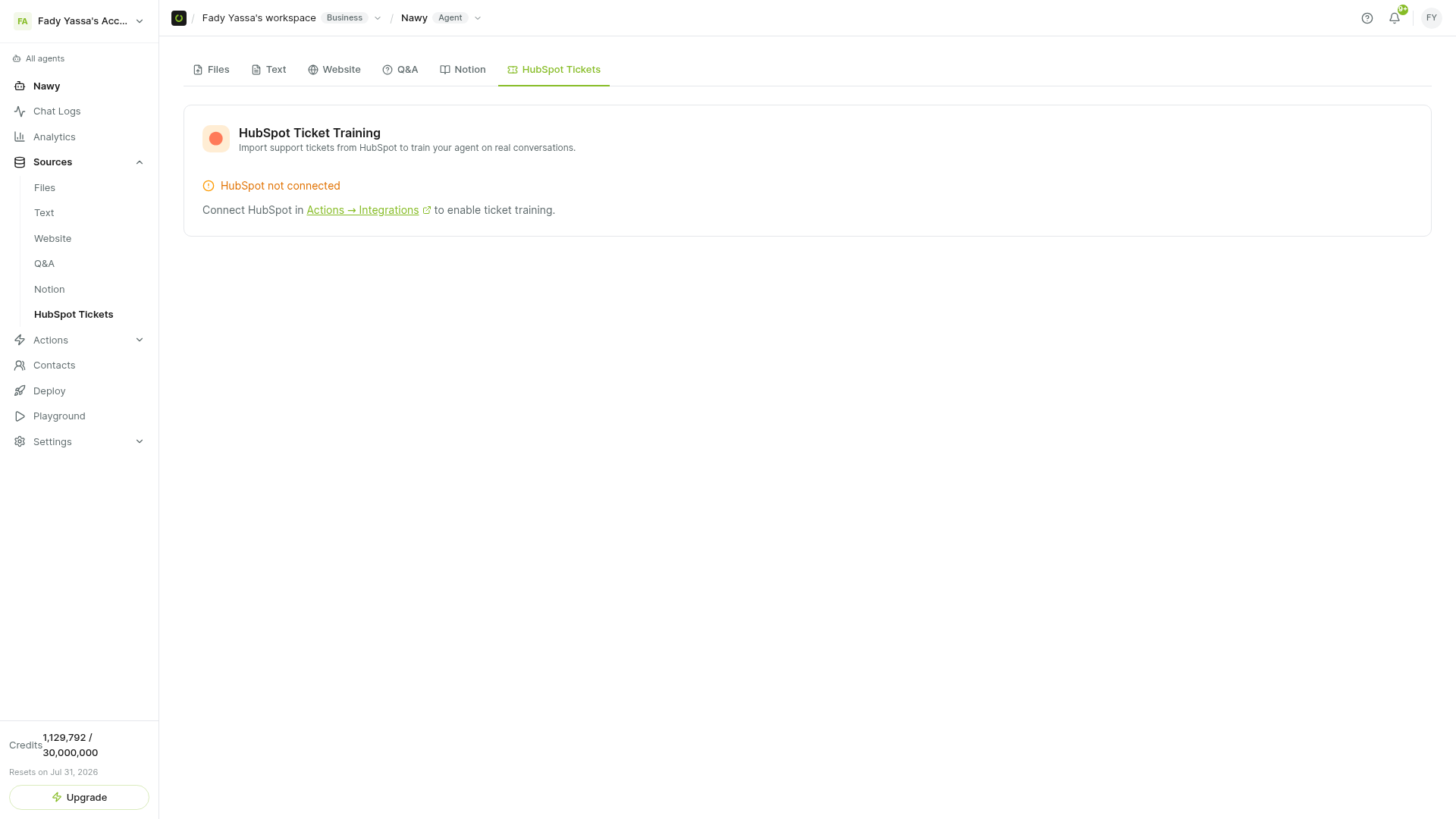 HubSpot CRM Integration