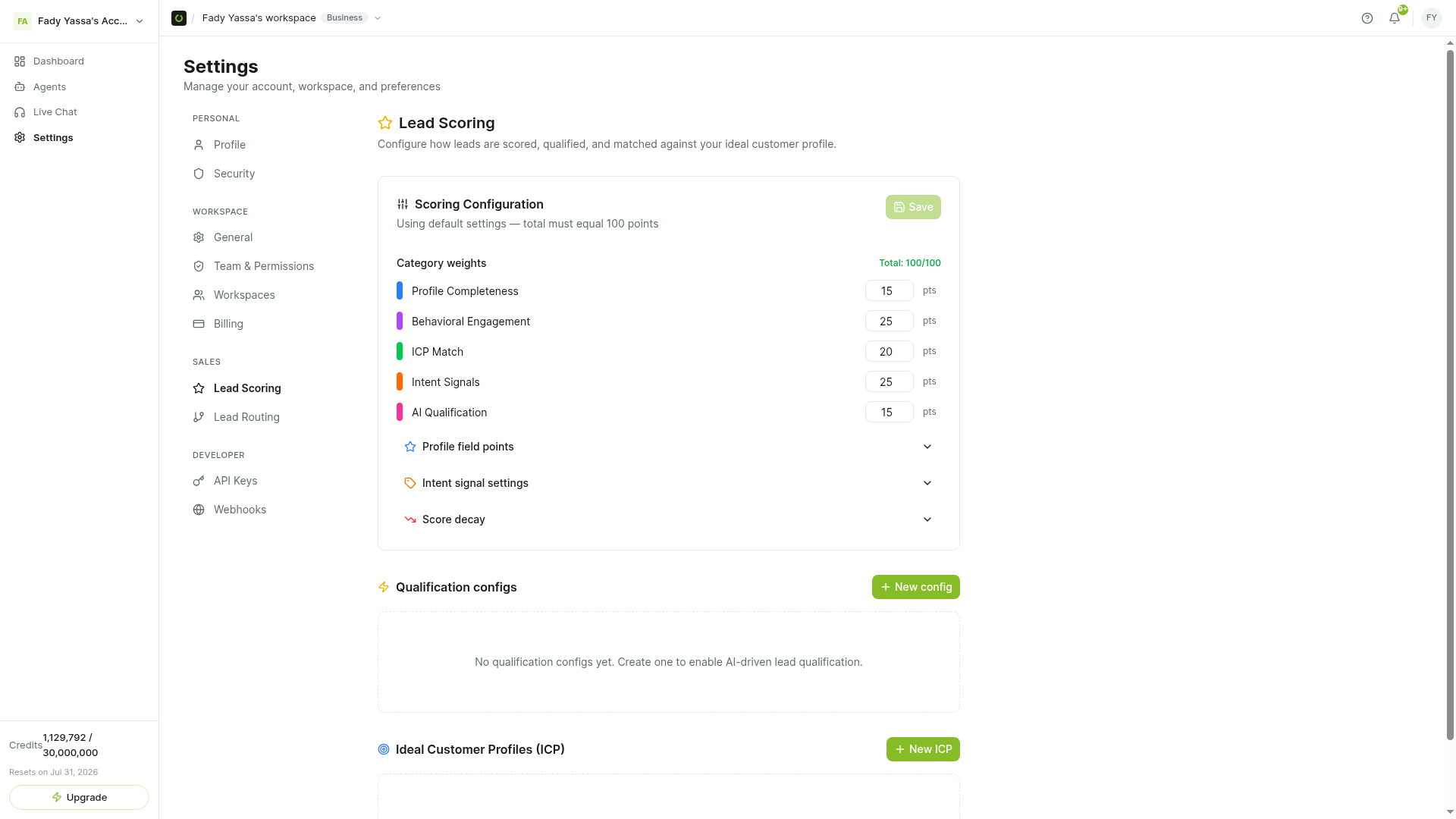 Lead Pipeline — Scoring and Analytics